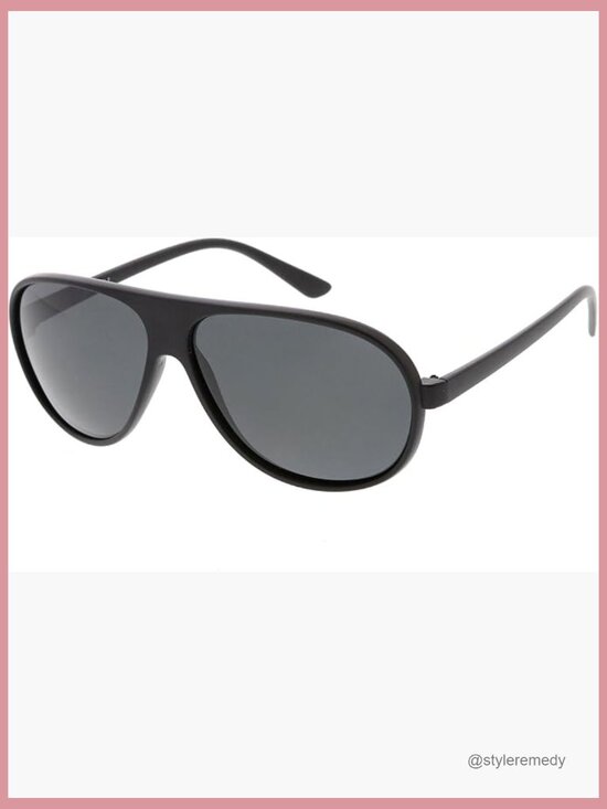 Retro Aviator Sunglasses, UV400 Blue Blocker, Polarized Lens main image 6